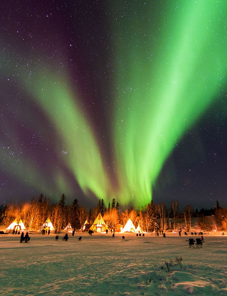 yellowknife canada auroras boreales