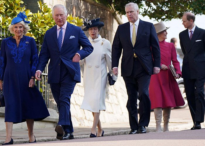 Príncipe Andrés, princesa Ana y los duques de Edimburgo 