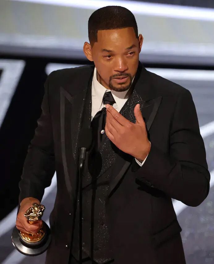 Will Smith llorando en los Oscar