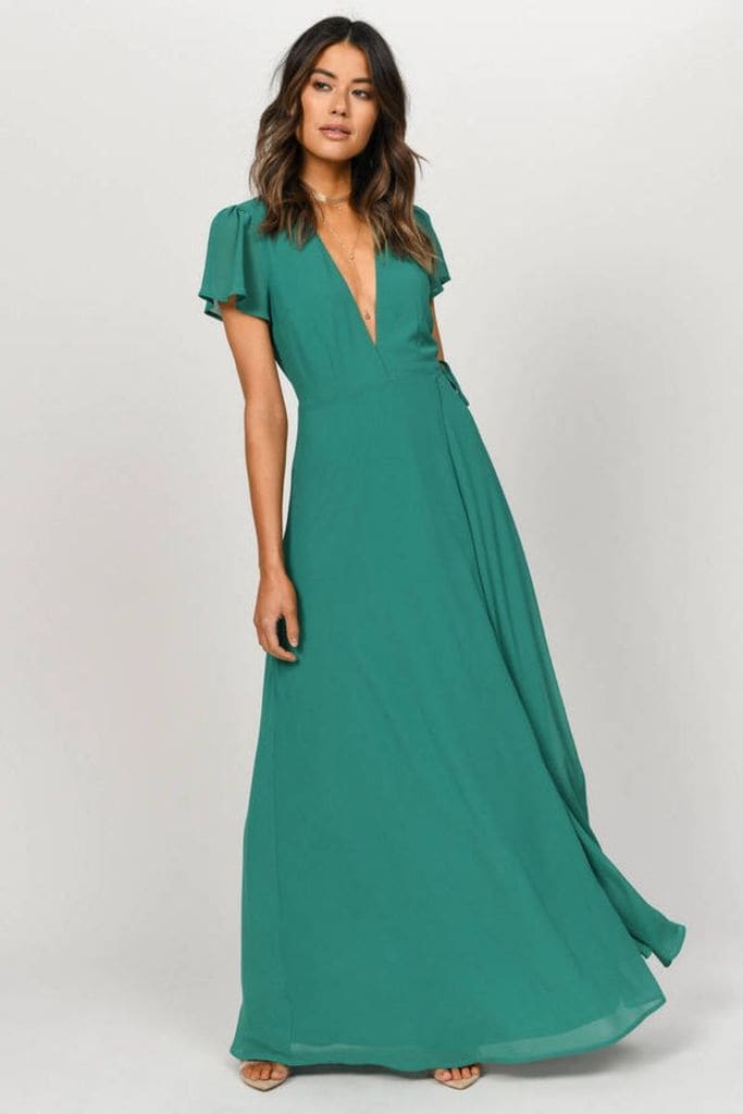 green piper plunging maxi dress kate middleton vestidos teal