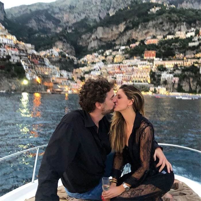 Pau Gasol felicita el 32 cumpleaños a Cat McDonnell