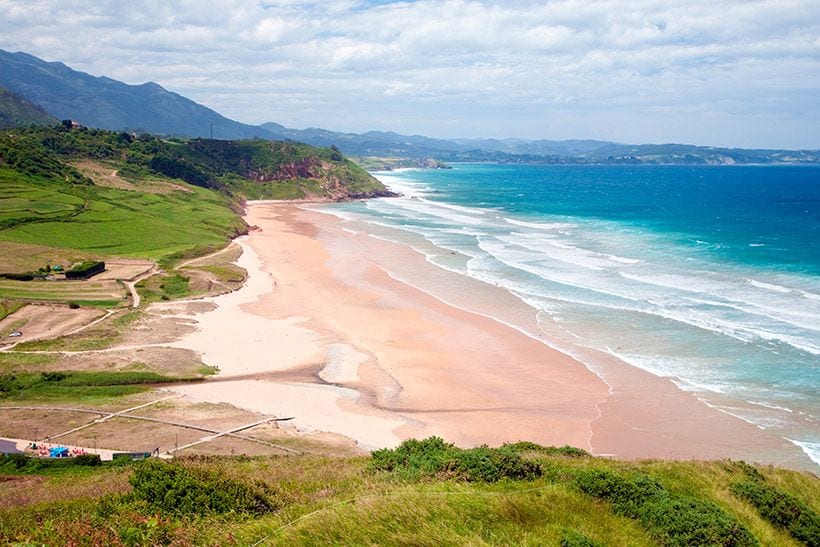 Playa de la Vega Ribadesella asturias