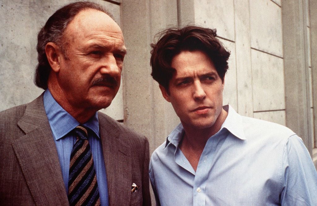 Hackman junto a Hugh Grant en la película 'Extreme Measures' de 1996

 
