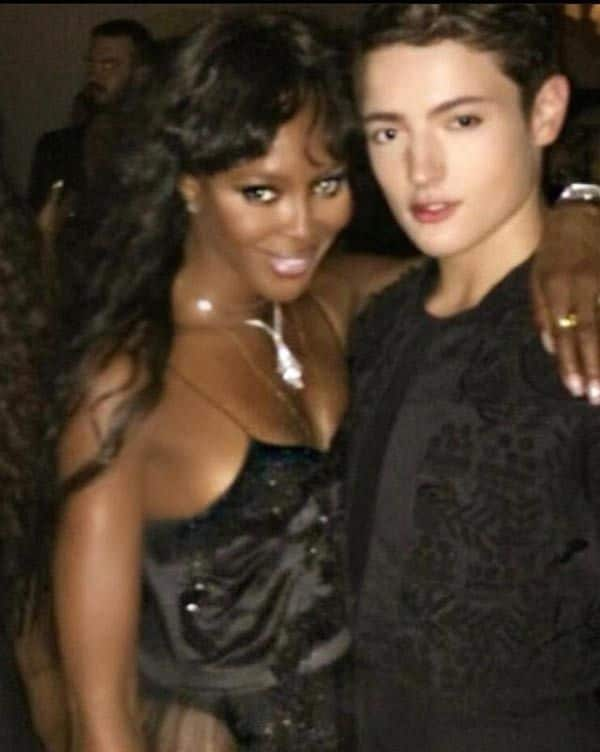 Naomi Campbell y Harry Brant