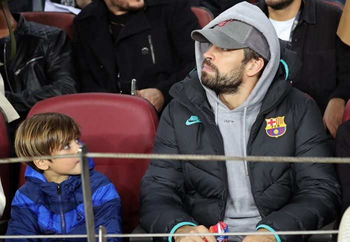 Piqué y su hijo Milan