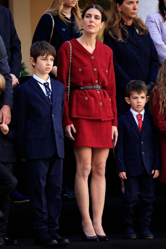 Carlota Casiragahi con sus hijos