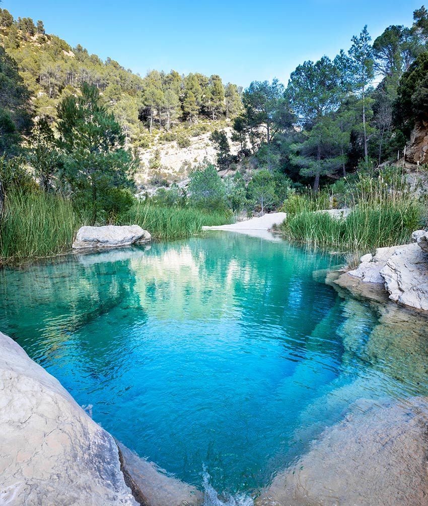 Cortes de Pallas, Pozas del Real