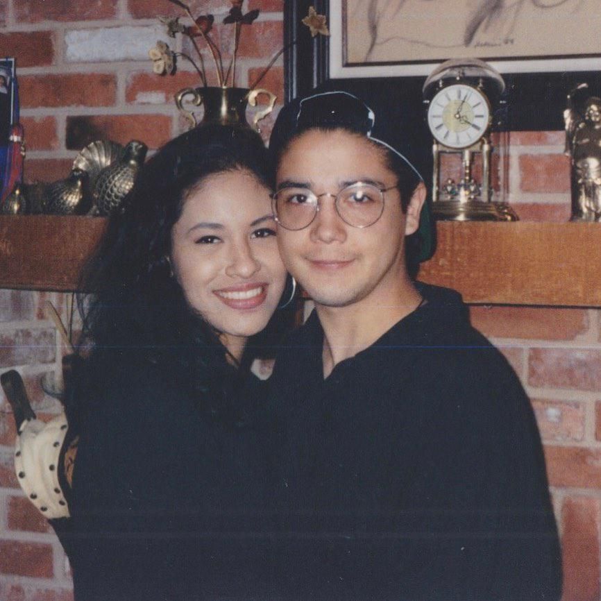 Selena Quintanilla y Chris Pérez