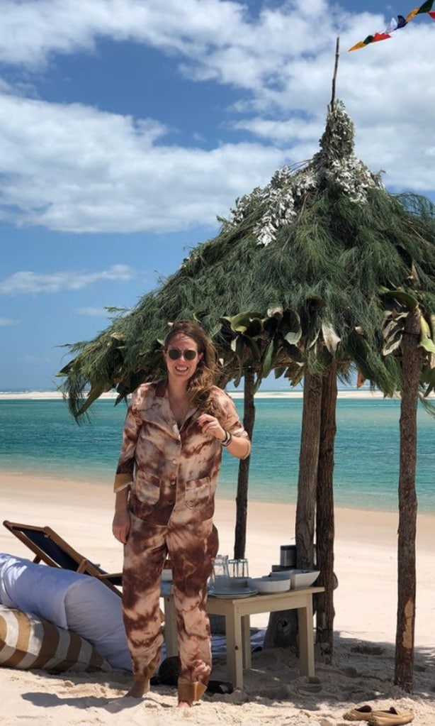 Nina Flohr en la isla de Benguerra, Mozambique
