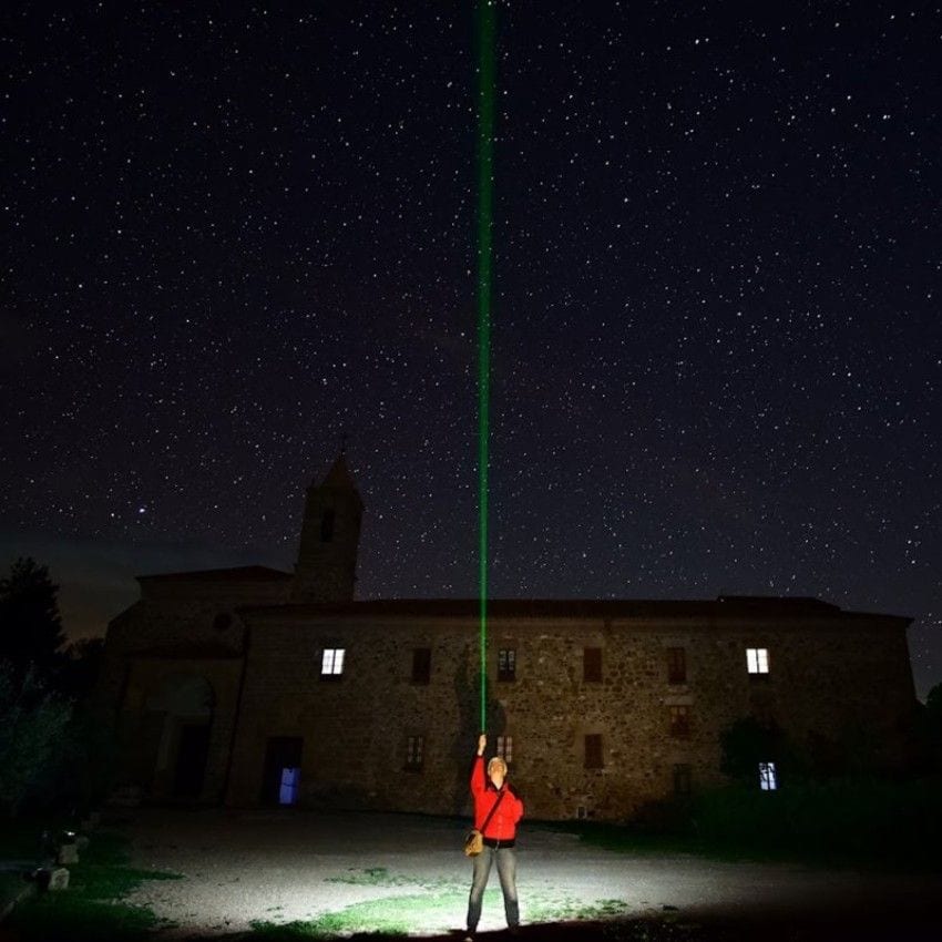 El monasterio lleva años acogiendo jornadas de astrofotografía.