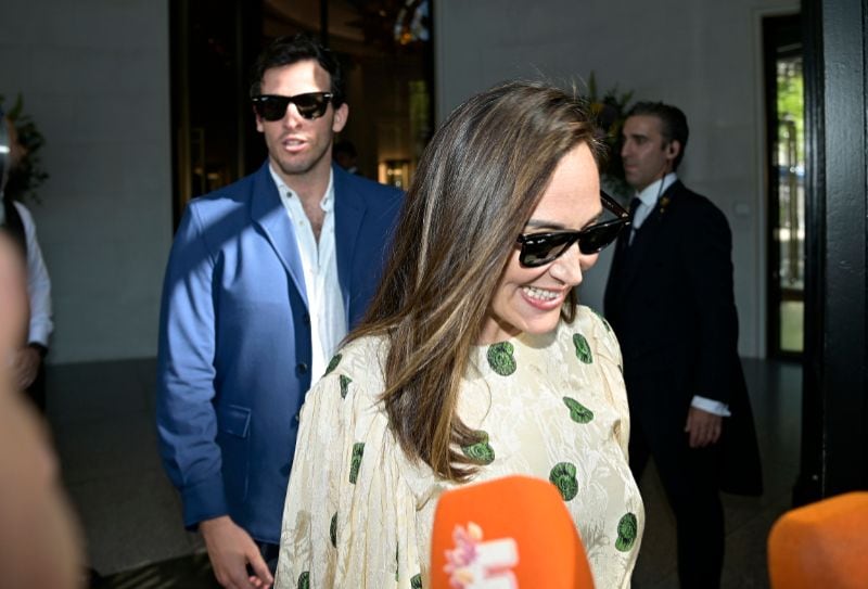 Tamara Falcó e Íñigo Onieva saliendo de su postboda