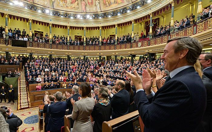 Ovación del Congreso de los Diputados 