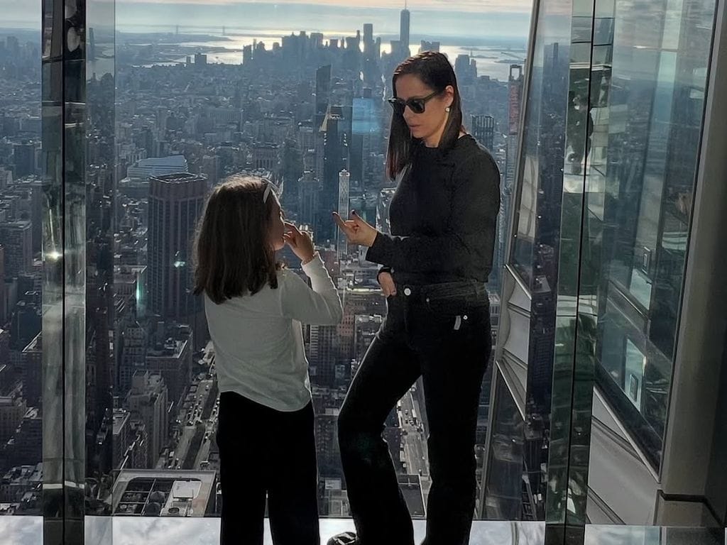 Sara Rubio y su hija Lola