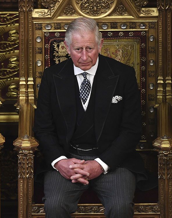 El príncipe Carlos en la apertura del Parlamento británico 