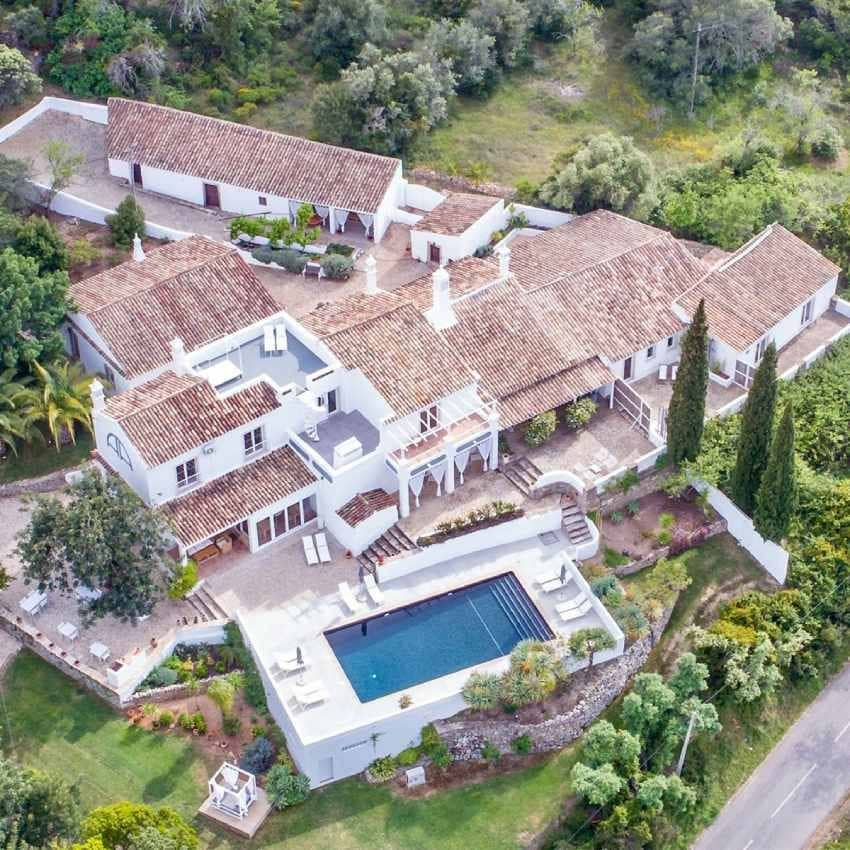 vista aerea del hotel farmhouse of the palms algarve