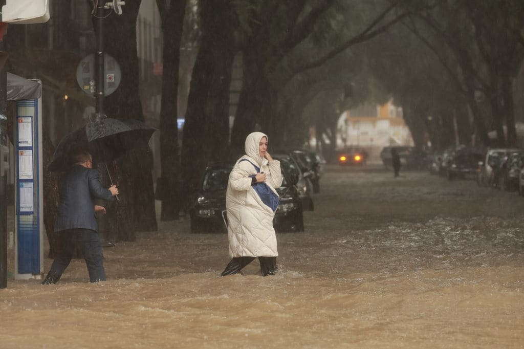 Las imágenes de la DANA a su paso por Jerez, en Cádiz