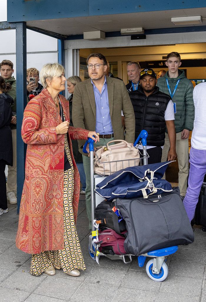 Laurentien y Consantino de Holanda en la boda de Marta Luisa de Noruega