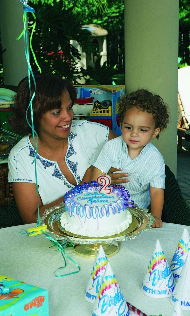 Ronna Keitt con su hijo Jaime Iglesias