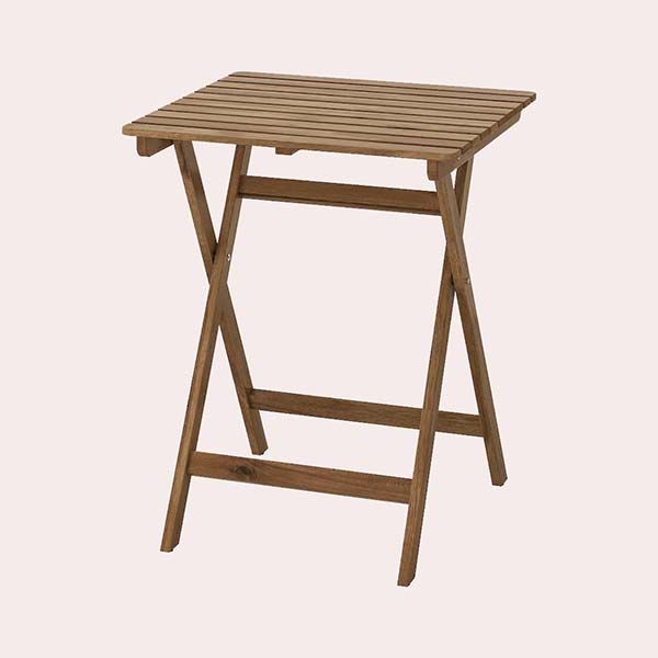 mesa plegable jardin madera ikea