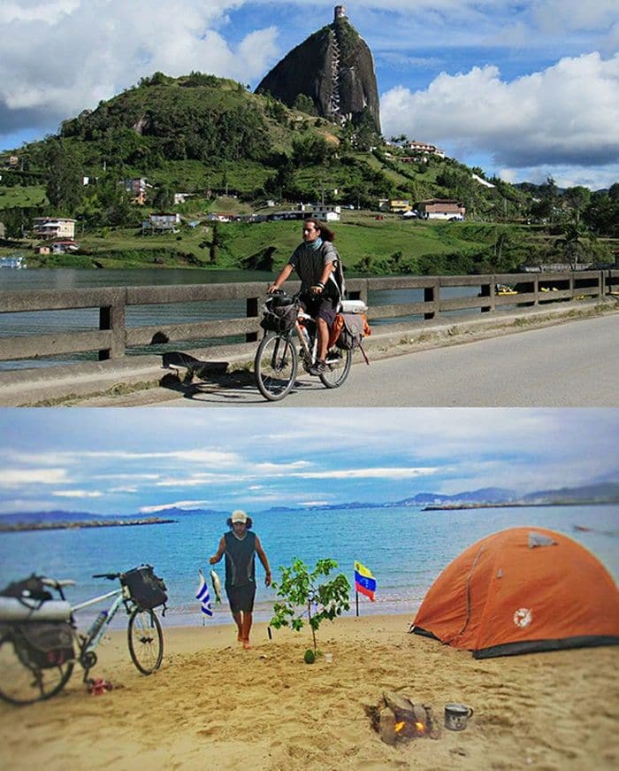 Tabaré Alonso salió de Uruguay, hace casi tres años con el sueño de recorrer América y llegar hasta Alaska… ¡en su bicicleta! Y en este momento se encuentra atravesando por nuestro querido México 