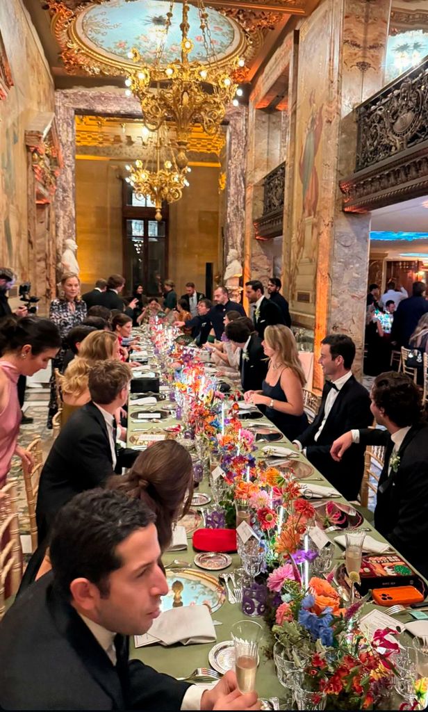 El banquete en el Grand Foyer de la Opéra-Comique