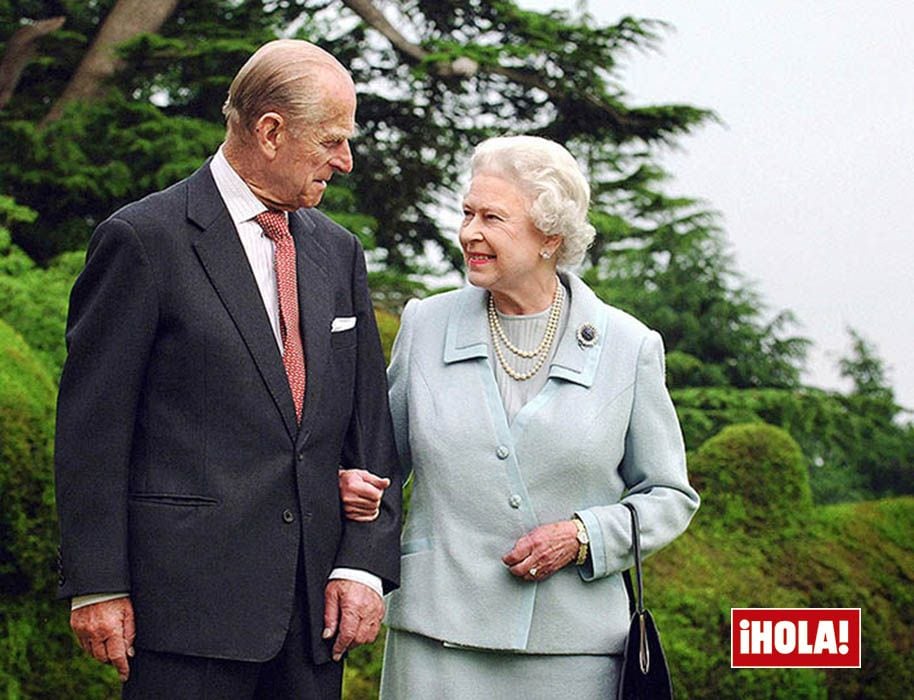 Duque de Edimburgo y reina Isabel II