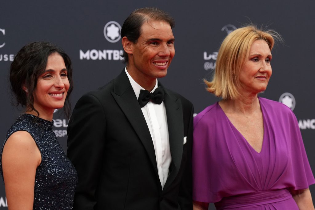 Nadal agradeció a las mujeres de su vida: su madre y su esposa.