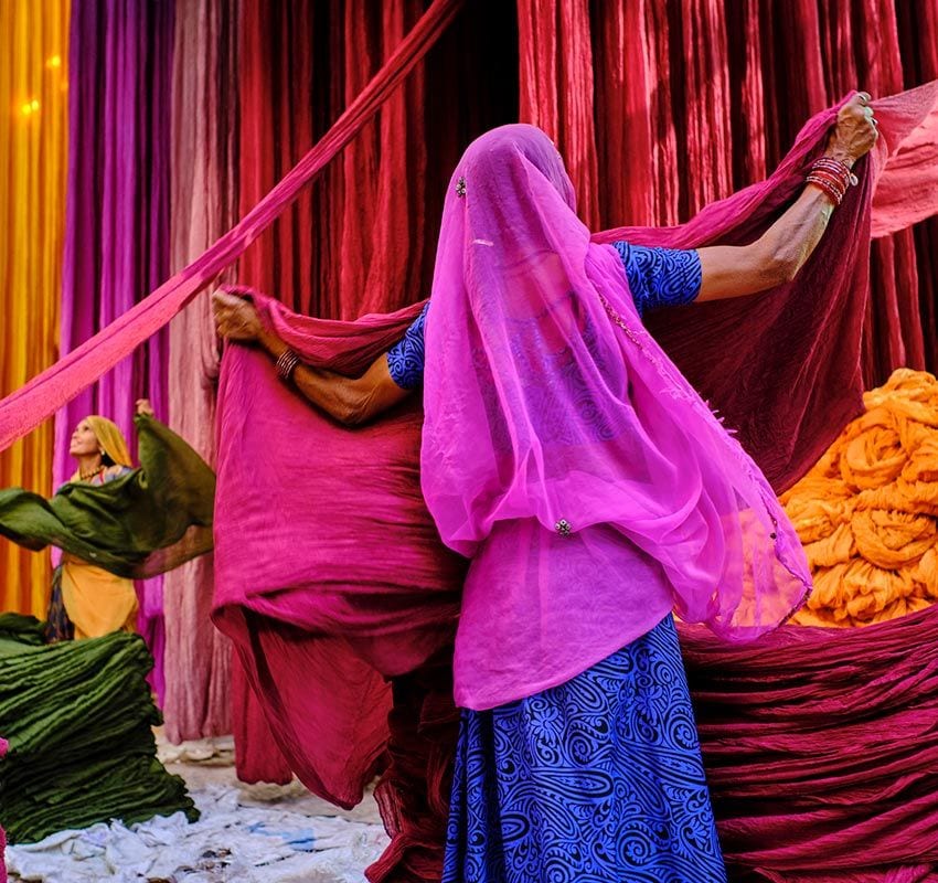 Colores de la India en Rajastán