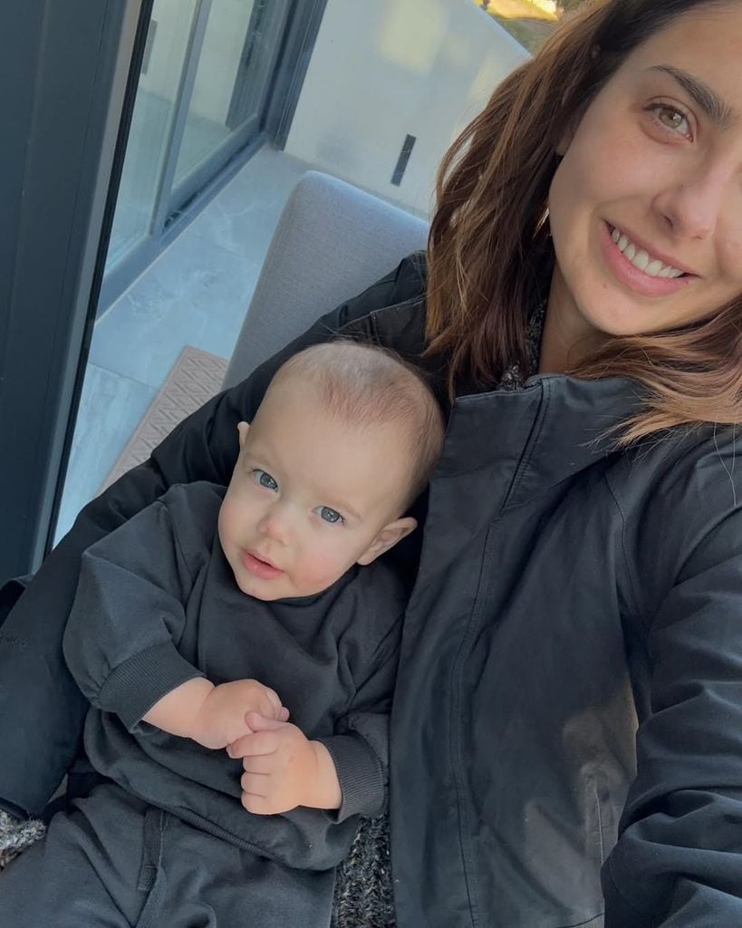 Michelle Renaud y su pequeño hijo Milo, quien este enero cumplirá siete meses.