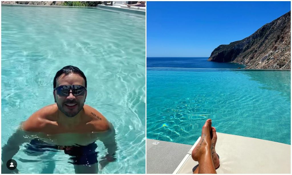 luis fonsi y gueda l pez en grecia