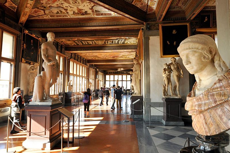 galeria Uffizi Florencia