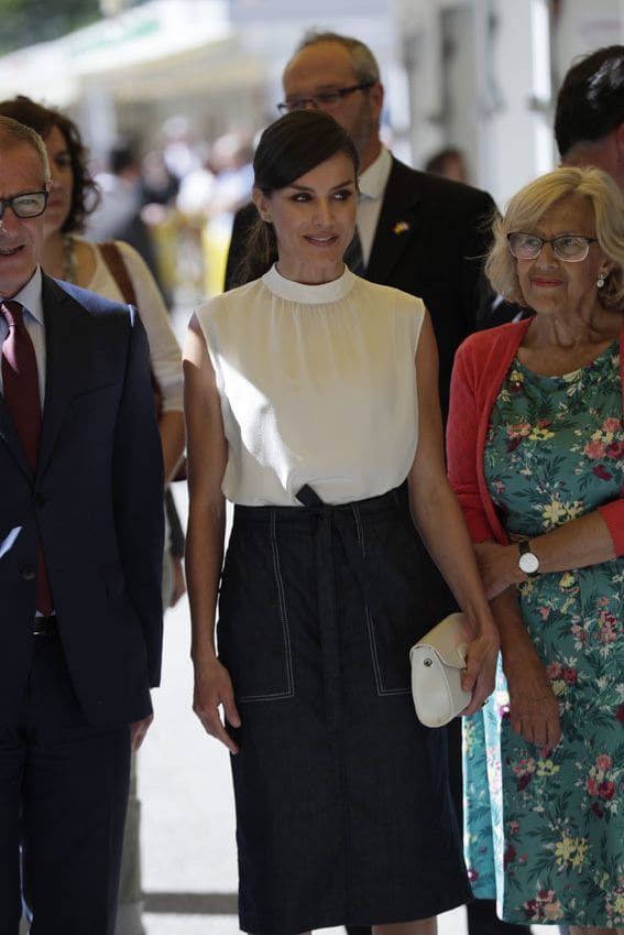 Letizia en la Feria del Libro