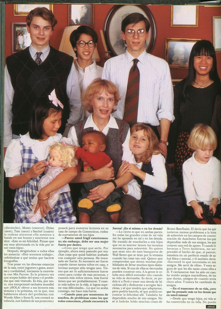 Primera entrevista de Mia Farrow tras el escándalo protagonizado por su hija Soon-Yi y Woody Allen