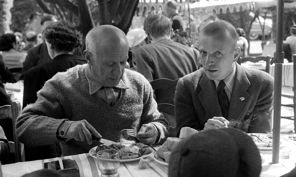 Pablo Picasso y Michel Leiris