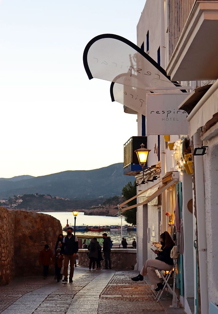 Calles del casco antiguo de Peñíscola, Castellón