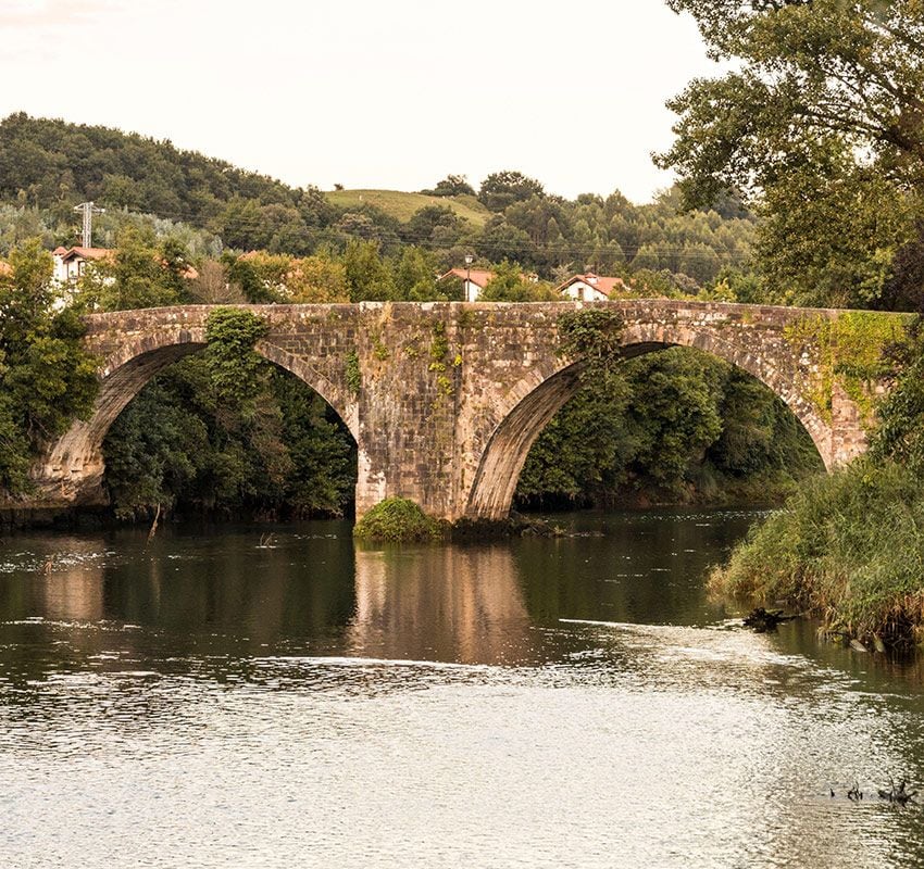 Puente viejo de Oruña de Piélagos, Cantabria