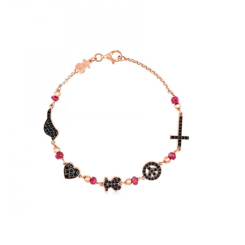 pulseras tous vermeil rosa