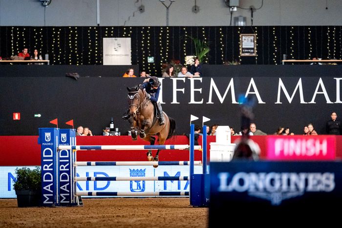 Carolina Villanueva en un torneo