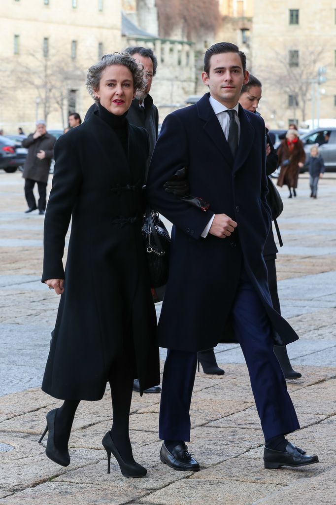 Mirko Sajonia-Coburgo en una foto de archivo con su madre, Carla Royo Villanova