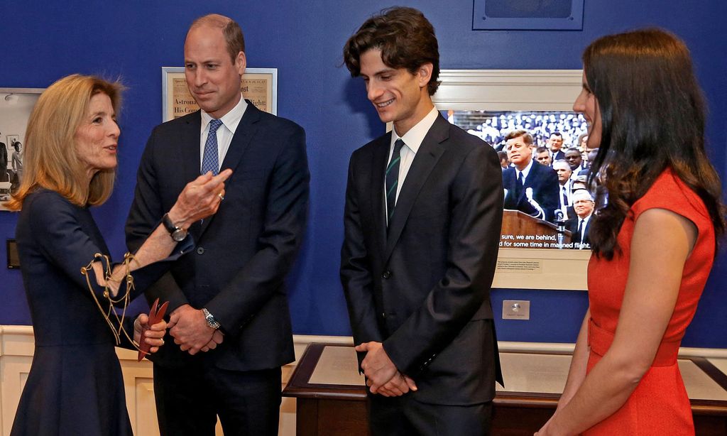 El príncipe Guillermo, Caroline Kennedy, Jack Kennedy y Tatiana Kennedy HOLA4090