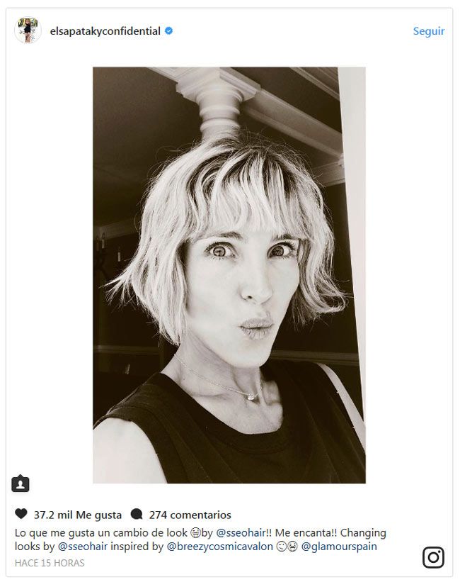 Elsa Pataky corte de pelo