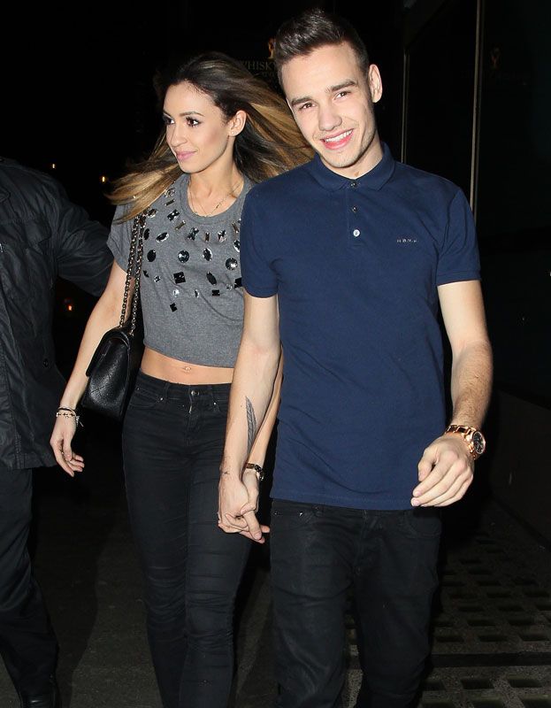 Liam Payne con su ex novia Danielle Peazer