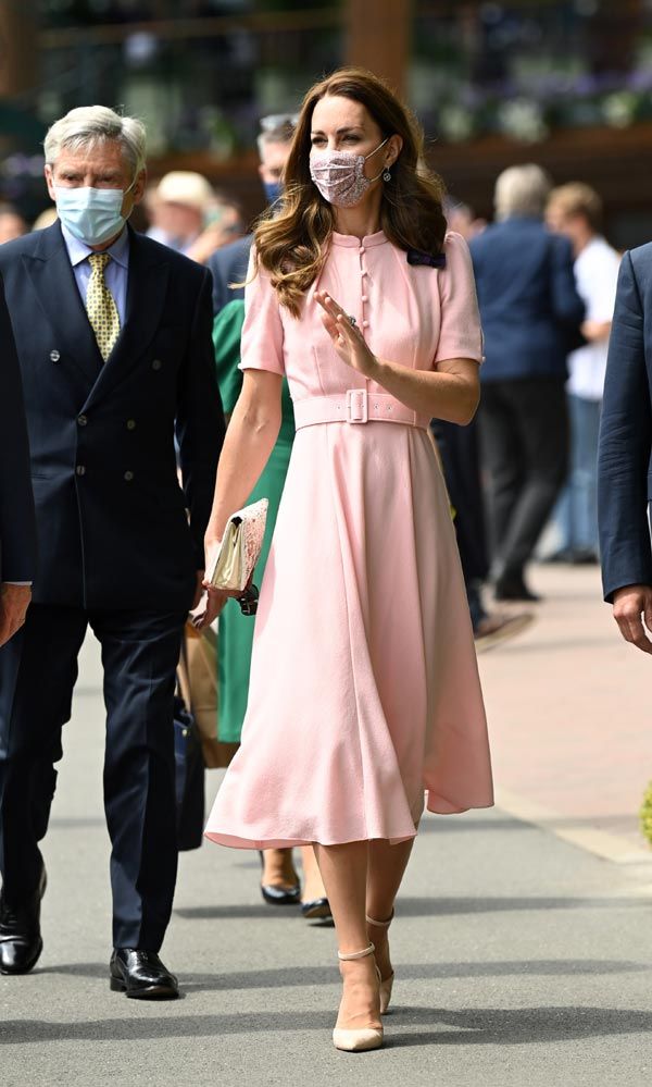 kate middleton vestido rosa