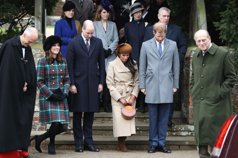 Harry, Meghan, el príncipe Guillermo y Kate Middleton