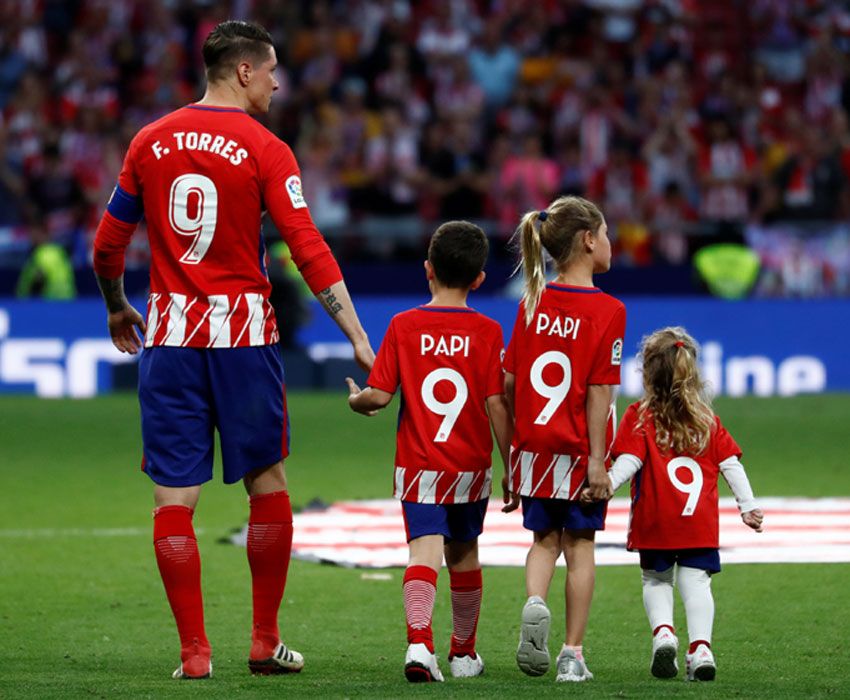 Fernando Torres se despide del Atlético de Madrid