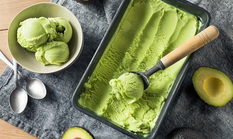 helado aguacate