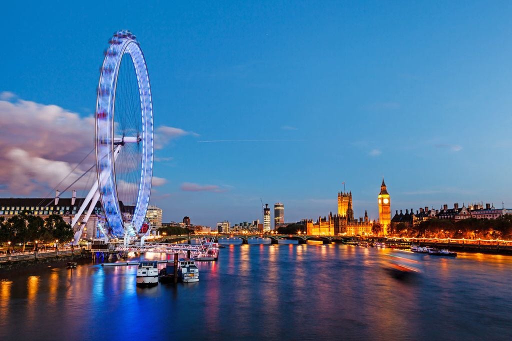 8 London Eye Westminster Bridge and Big Be