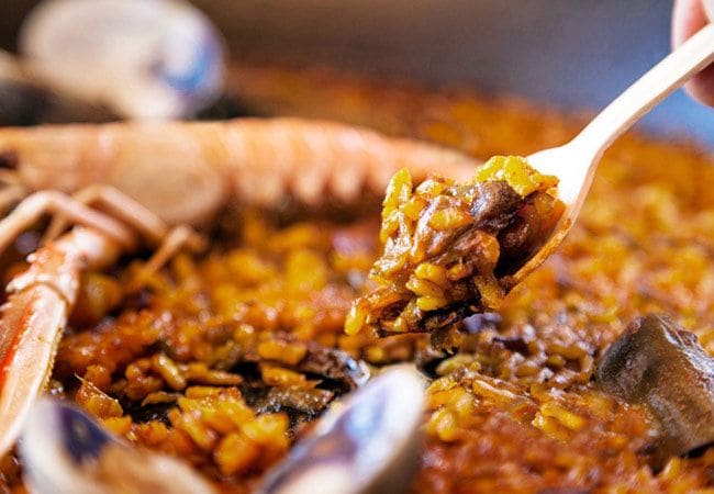 'Cualquier arroz de los que hacen en Xiriguito Escribà está de diez', asegura Cruz.  Foto: www.xiringuitoescriba.com
