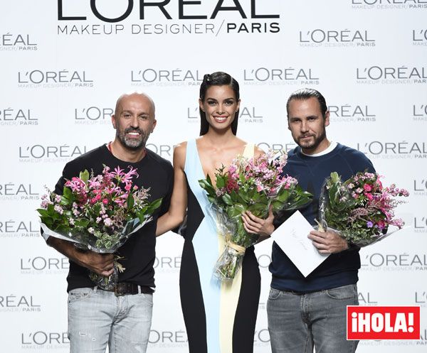 Joana Sanz ha sido premiada como la mejor modelo de la pasarela madrileña, un premio que otorgó L'Oreal además a la firma Alvarno
