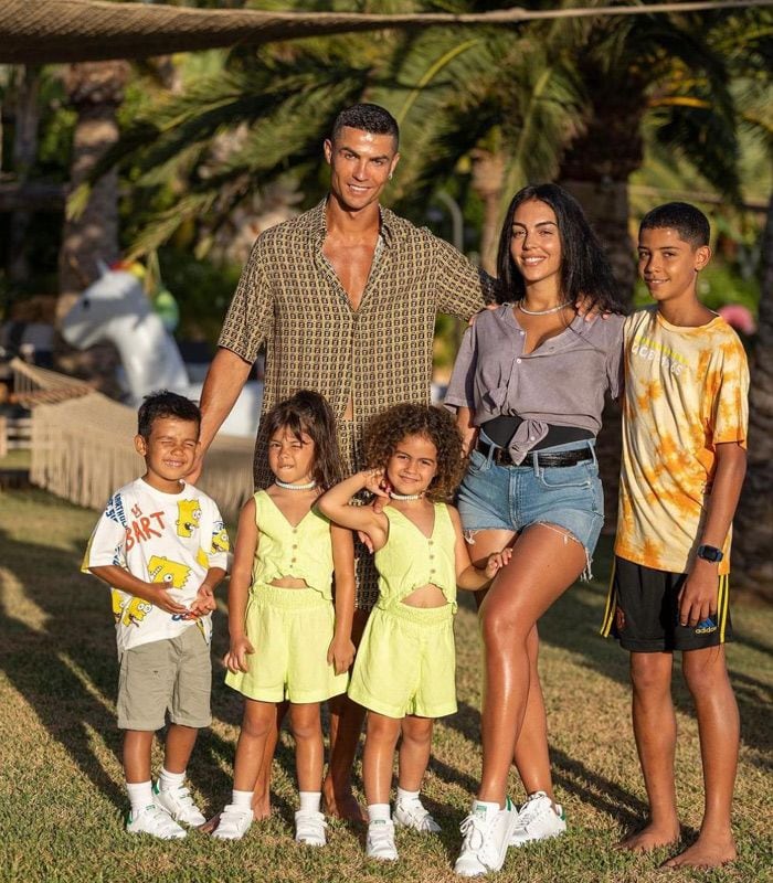 Cristiano Ronaldo, Georgina Rodríguez y sus hijos en Mallorca